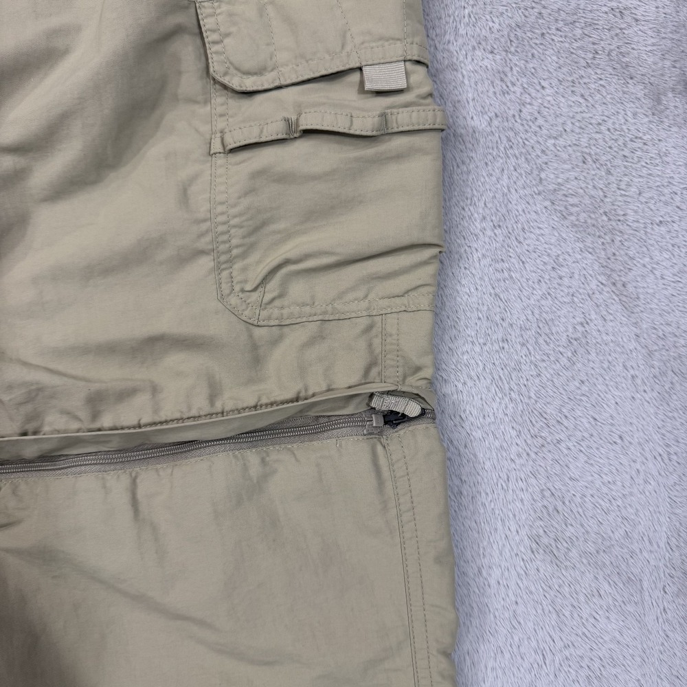 Cabela's Pants 40x32 Tan Convertible Zip Off Outdoor Fishing Hiking Gorpcore - Picture 6 of 16